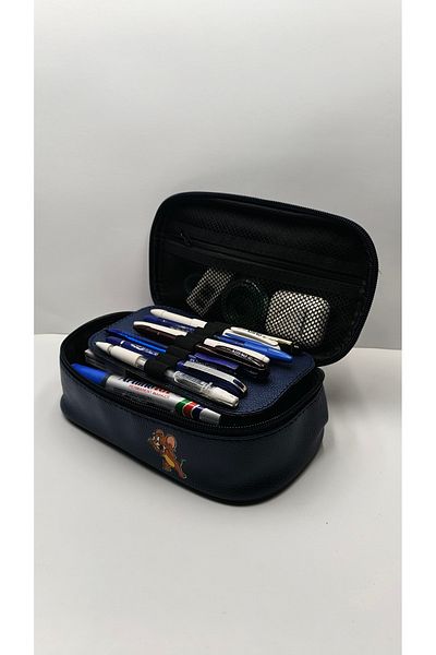 VoyagerBAG Tom and Jerry Printed Sunii Leather Luxury Pencil Case Pen Holder Stationery School