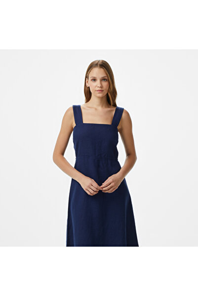 Nautica Kadın Lacivert Regular Fit Elbise