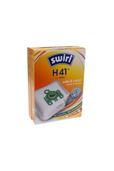 Swirl Set 4 saci de aspirator H41, pentru aspirator Hoover T21-T27, TS16-TS23, T43-T45, T54-T58