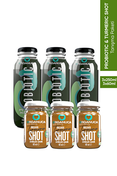 Organuca Probiotic Smoothie & Turmeric Shot 6'lı Tanışma Paketi