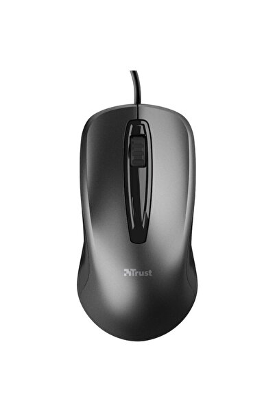 Trust Κάρφωμα ποντικιού, Αμφιδέξιο, USB, 1200 DPI, 3 κουμπιά, Μαύρο