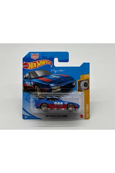 HOT WHEELS Masinuta metalica Hot Wheels, Porsche 944 Turbo, 1:64, Albastru