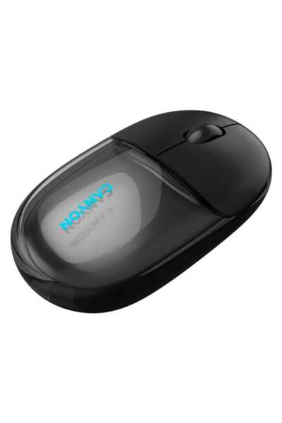 CANYON Mouse OnClick 24, Bluetooth, Wireless Transparent/Black