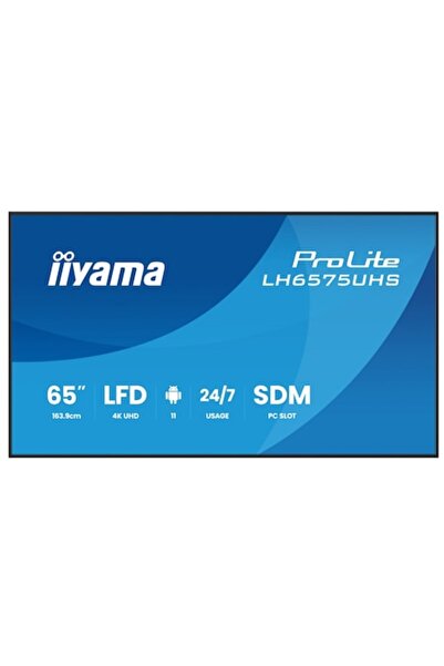 IIYAMA Ecran profesional LED IPS LH6575UHS-B2AG de 64,5"