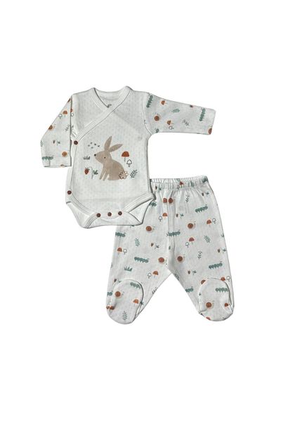 Luggi Baby Tirtirl Patterned Jacquard Zibin Set