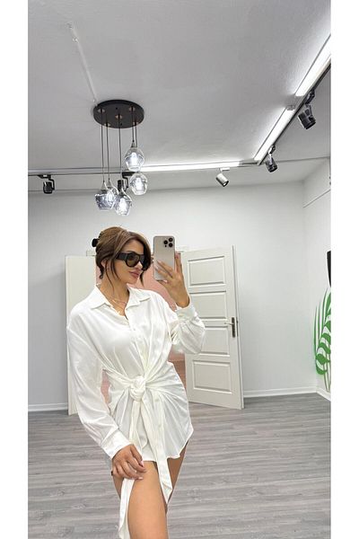 Daves Cămașă cu design special cu detaliu de șireturi