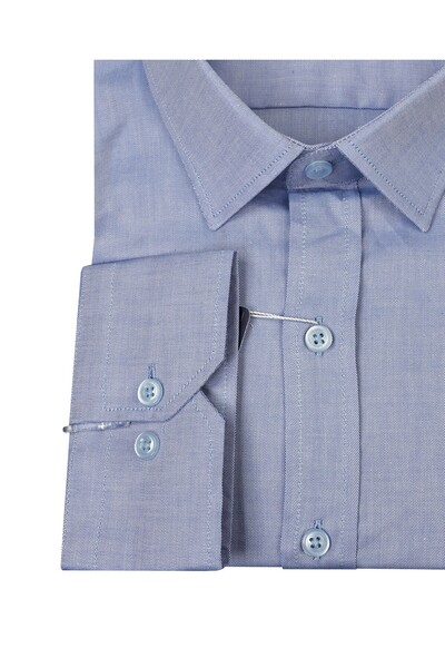 tambattal Büyük Beden Klasik Oxford Gömlek U.Kol (Geniş Rahat Kalıp)