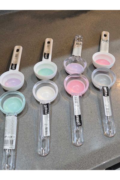Gondol Thumb Ice Cream Spoon 1 Piece, Ice Cream Spoon Press-Finger Gray
