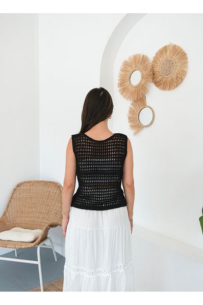 BLUE DAY'S Women's Crochet Cardigan
