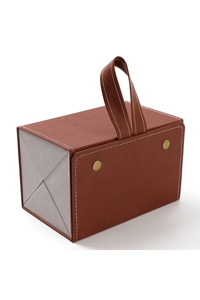 OEM Glasses storage and transport box, 4 compartments, mirror, high quality material