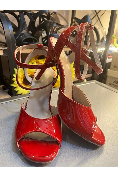 bitangosu Patented Red Butterfly Model 8.5 cm (13Pont) Tango, Dance and Salon Shoes