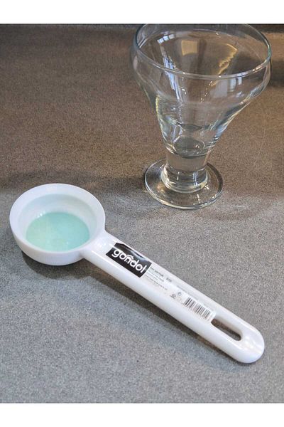 Gondol Thumb Ice Cream Spoon 1 Piece, Ice Cream Spoon Press-Finger Gray