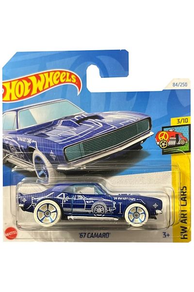 HOT WHEELS Masinuta Hot Wheels '67 Camaro, Colectia 2024, Albastru, 1:64