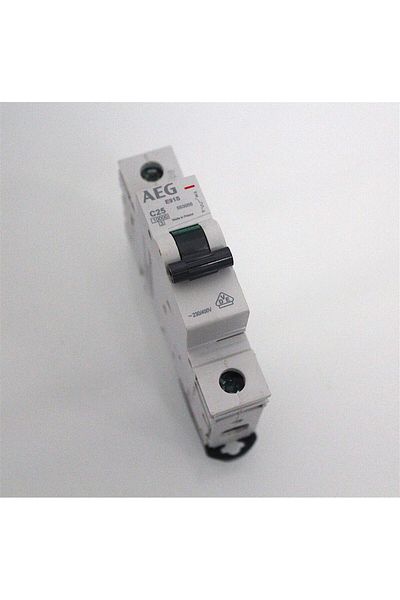 AEG E91S 25A الصمامات التلقائية C25 1p 230/400V قاطع الدائرة المصغرة
