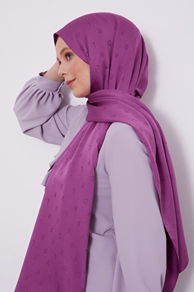 İLKYAZ LEVİDOR LVD Τυπωμένο Ζακάρ Σάλι Τριαντάφυλλο Ροζ