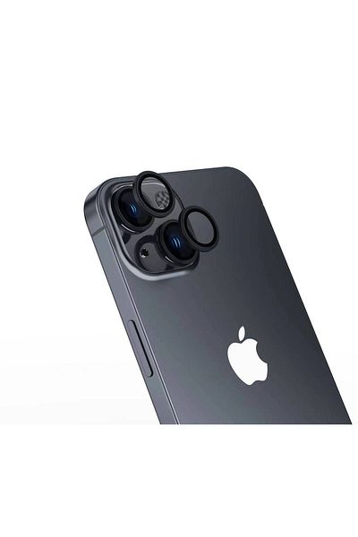 Cep Plus واقي كاميرا مضاد للبصمة CPPL CL-15 متوافق مع iPhone 15 Plus - أسود