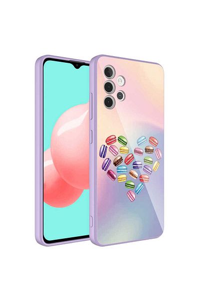 Cep Plus حافظة لهاتف Galaxy A32 4G مع غطاء حماية للكاميرا من السيليكون الصلب CPPL Epoxy - NO1