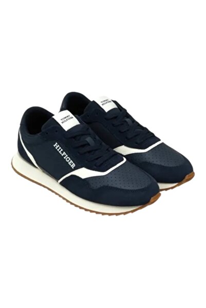 Tommy Hilfiger Maxton Mix Deri Erkek Sneakers