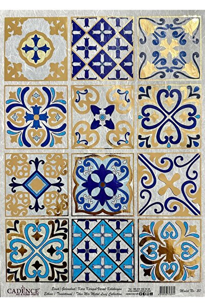 Cadence VARAK KOLEKSİYONU PİRİNÇ DEKOPAJ KAĞIDI MODEL NO 50