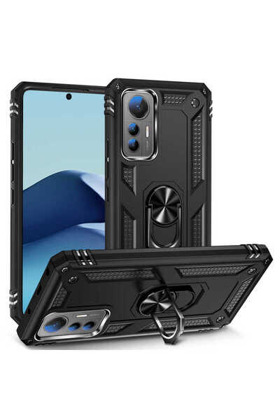 Cep Plus غطاء حماية CPPL Vega لهاتف Mi 12 Lite - أسود