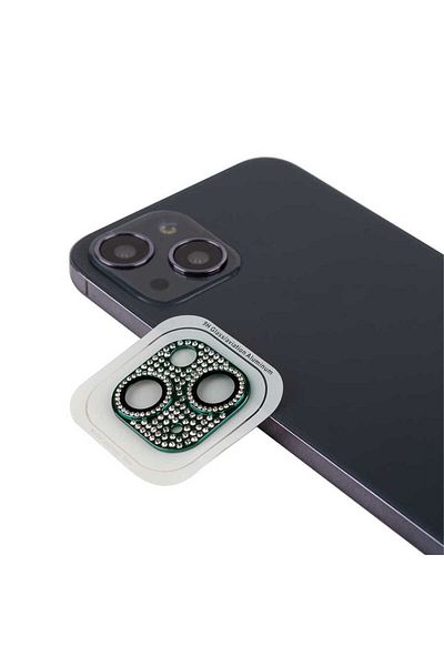 Cep Plus واقي كاميرا CPPL CL-08 متوافق مع هاتف iPhone 13 - أخضر داكن
