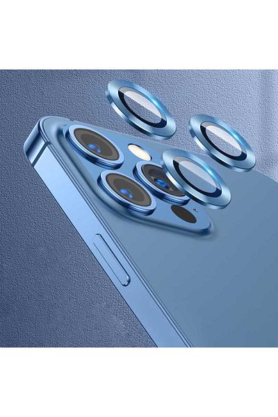 Cep Plus واقي كاميرا CPPL CL-07 متوافق مع هاتف iPhone 12 Pro Max - أزرق