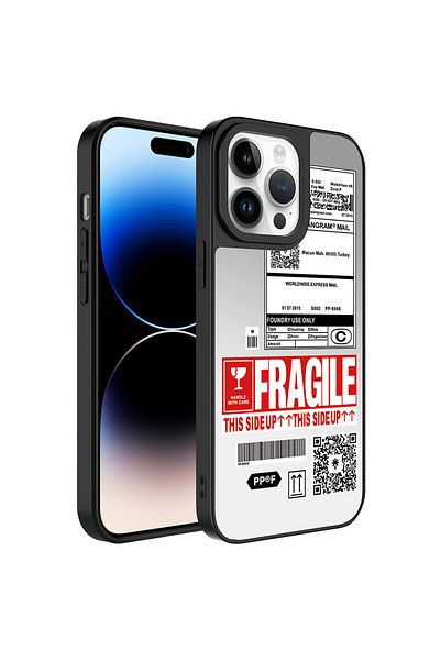 Cep Plus حافظة مرآة CPPL لامعة متوافقة مع iPhone 14 Pro مع حماية للكاميرا - هشة