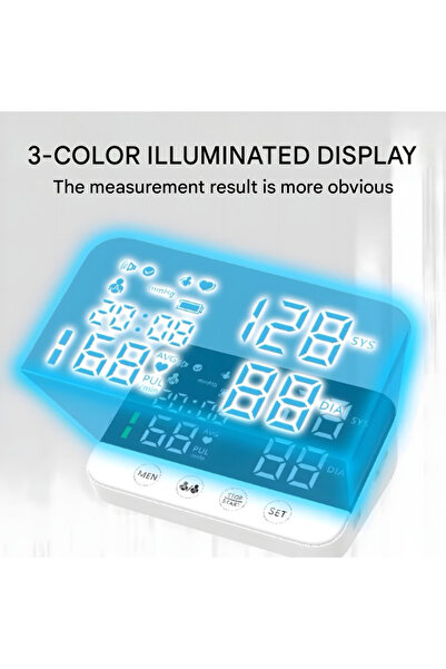 AYCB Premium AYCB™ upper arm blood pressure monitor, 22-32 cm cuff, USB-C charging cable + power adapter