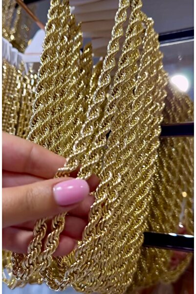 14K VİP halat zincir kolye