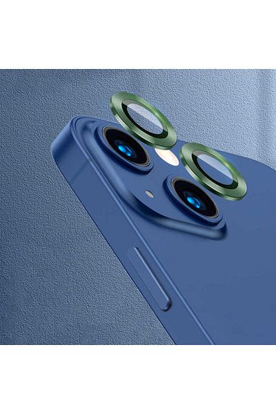 Cep Plus واقي كاميرا CPPL CL-07 متوافق مع هاتف iPhone 13 Mini - أخضر داكن