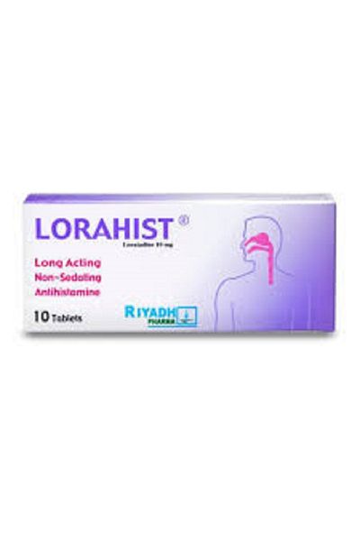 Riyadh Pharma Lorahist (Loratadine) 10 mg 10 tablets