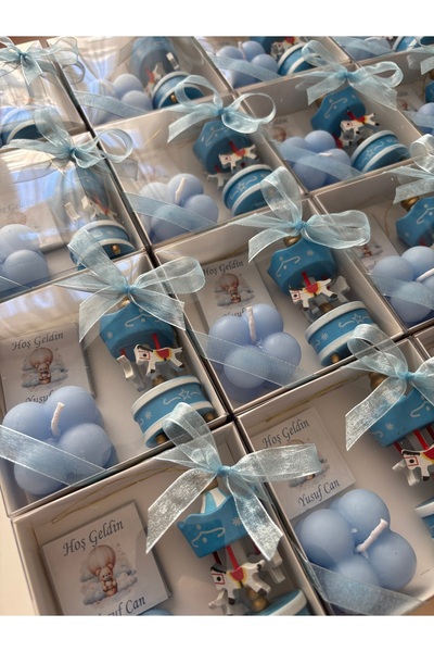 ZuleyCollection Atlıkarınca Seti Bebek Mevlüdü Yenidoğan Hediyelik 6 Adet