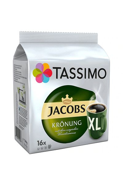 Jacobs Capsule cafea Tassimo Krönung XL, 16 bauturi x 195 ml, 16 capsule