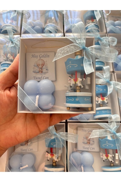 ZuleyCollection Atlıkarınca Seti Bebek Mevlüdü Yenidoğan Hediyelik 6 Adet