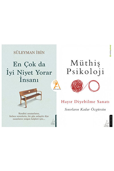 Destek Yayınları En Çok da İyi Niyet Yorar İnsanı/Hayır Diyebilme Sanatı/2 Kitap Set