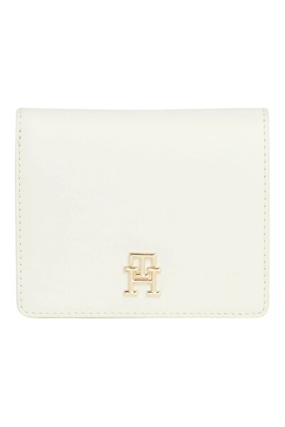 Tommy Hilfiger TH SPRING CHIC MED BIFOLD Kadın Krem Cüzdan
