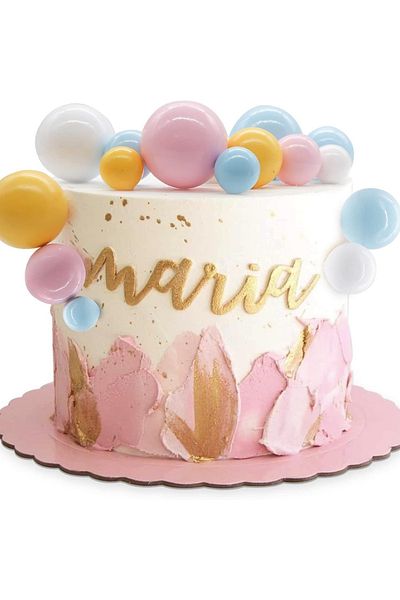 Baloane Vesele Pastel Cake Decoration Deluxe Party TOP35