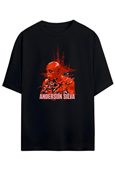 MAGORS تي شيرت أندرسون سيلفا UFC للجنسين مقاس كبير