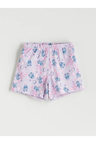LC Waikiki Lcw Kids Pink Stitch & Angel Printed Girls' Pajama Bottom