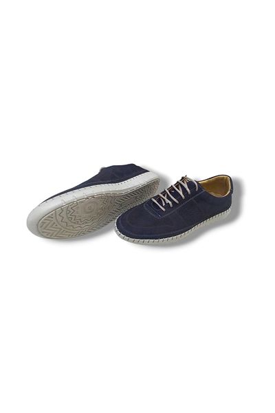Growish Gr0335 Genuine Nubuck Leather Stitched Poly Sole Men's Sneaker Sports Shoes