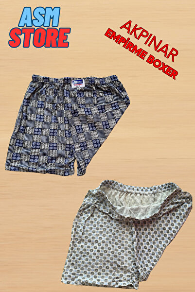 Akpınar Set of 6 Men's Cotton Boxers |   Assortment Color – Patterned – Including Battal Size