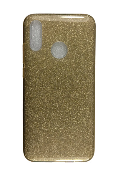 OEM Carcasă compatibilă cu Huawei P Smart 2019, silicon cu sclipici, auriu