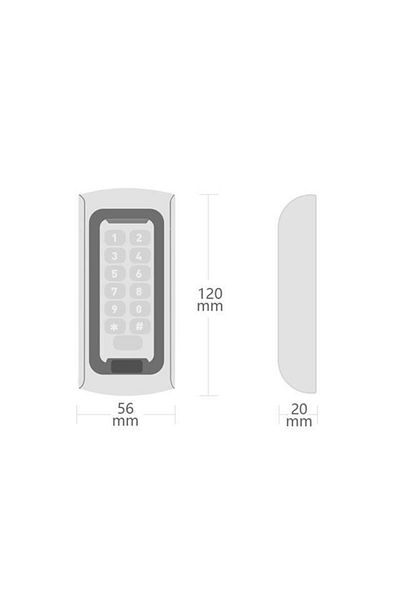 Zibox Novacom NC-MSC02 قارئ بطاقات التشفير والقرب