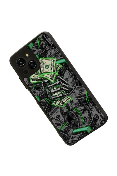 Reeder حافظة متوافقة مع S23 Pro Max باللون الأسود غير اللامع - سيليكون ناعم، واقي، غطاء ممتص للصدمات