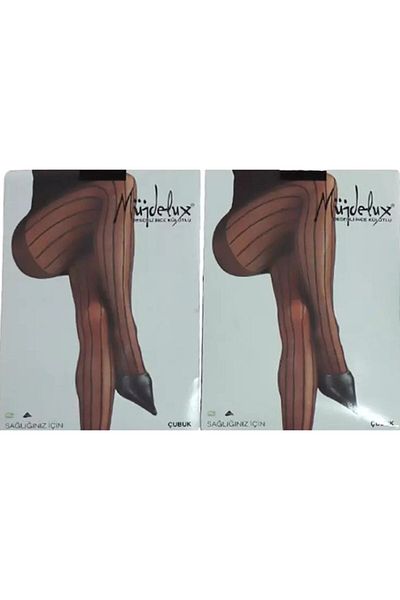mujde lux Müjde Luxe Stick Patterned Pantyhose