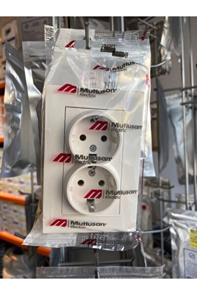 İKİLİ RİTA TOPRAKLI PRİZ çerçeve dahil