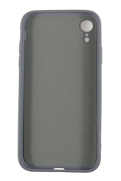OEM Carcasă compatibilă cu iPhone XR, gri, silicon lichid