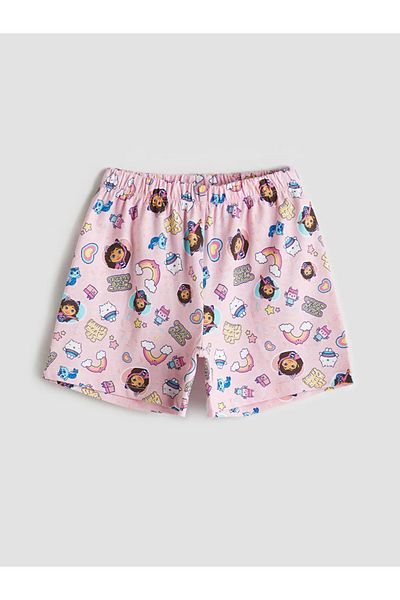 LC Waikiki Lcw Kids Pink Gabby's Dollhouse Printed Girls' Pajama Bottom