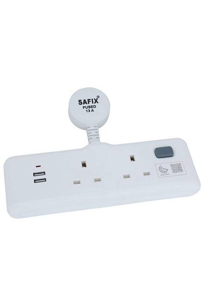 Safex Electrical Outlet with USB Sockets