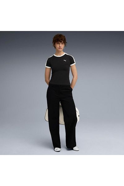 Puma T7 Women's Black T-Shirt (632129-01)
